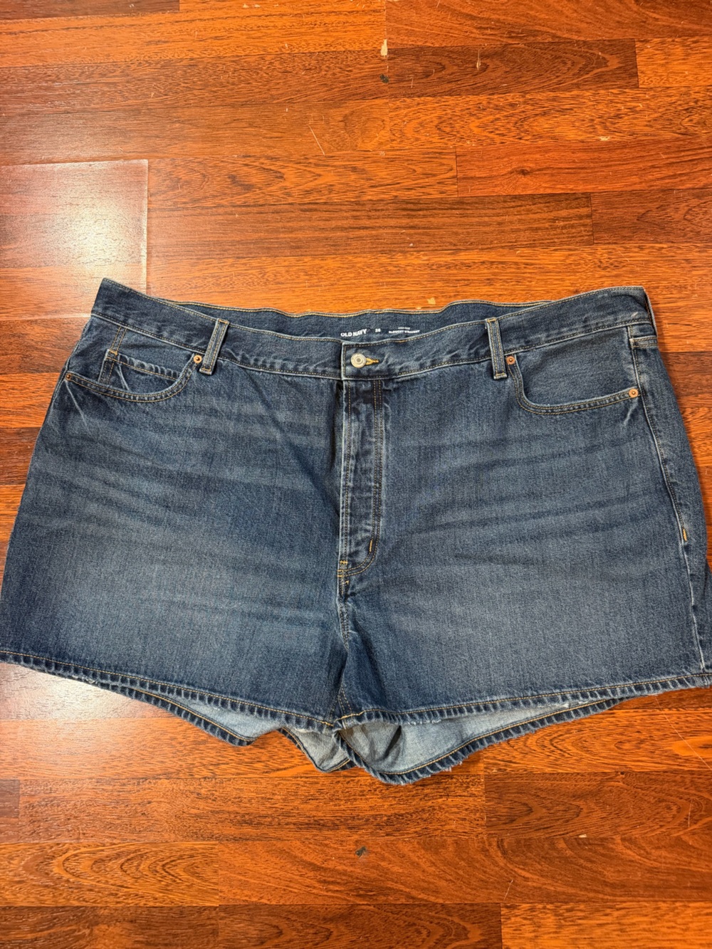 Dark Blue Denim Jean Shorts
